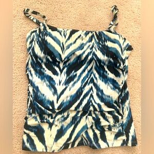 La Blanca Animal Instinct Swimsuit Tankini Top